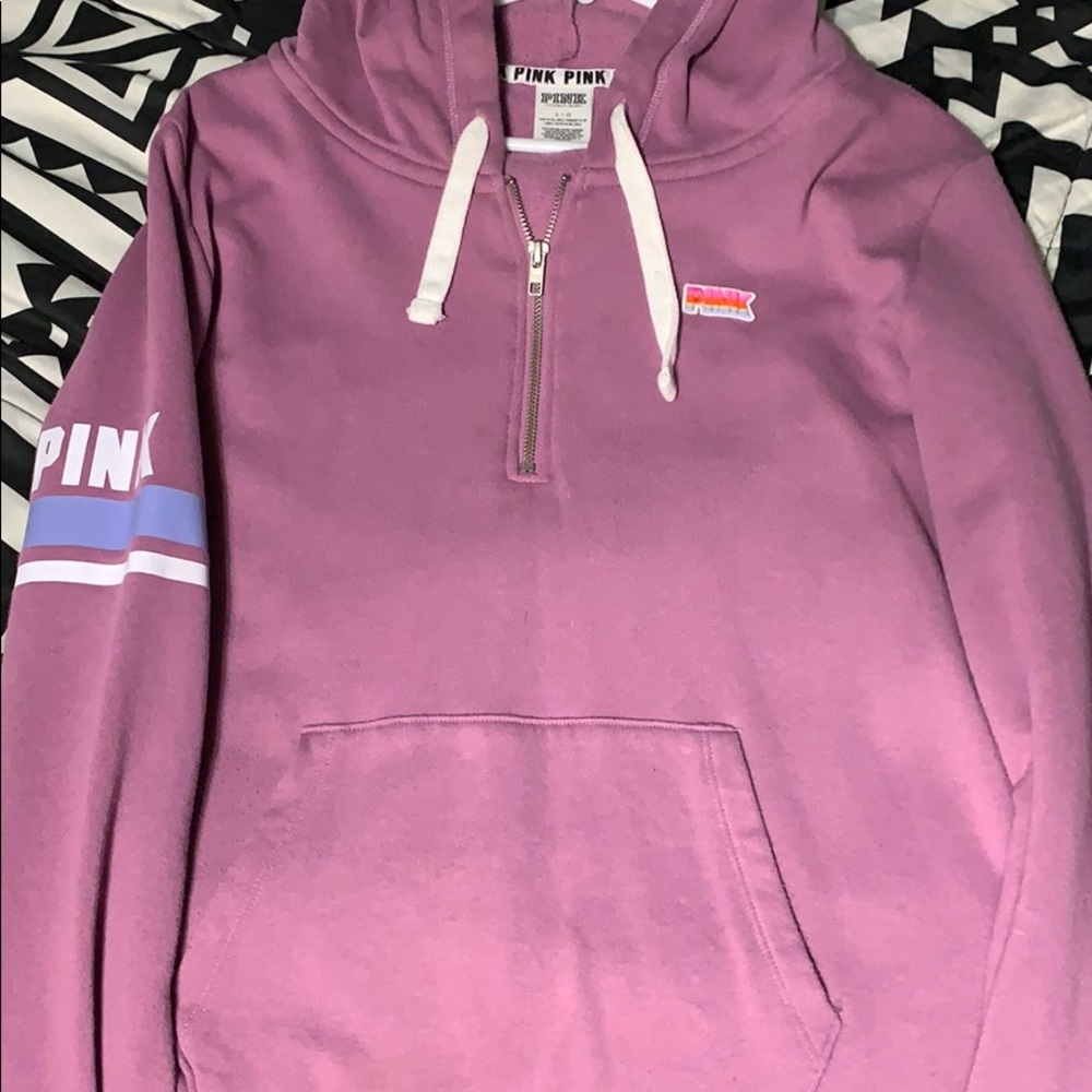 Victoria Secret Pink half zip hoodie